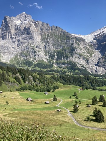 Descente Station Bort à Grindelwald Suisse
