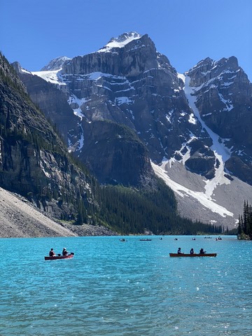 Lake Moraine Banff National Park Canada