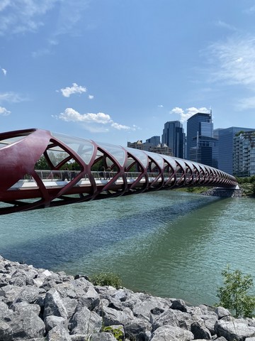 Peace bridge Calgary Canada