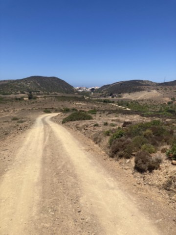 Chemin du retour Pontal da Carrapateira Sagres Portugal