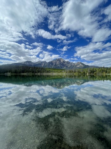 Pyramid Island Jasper National Park Canada