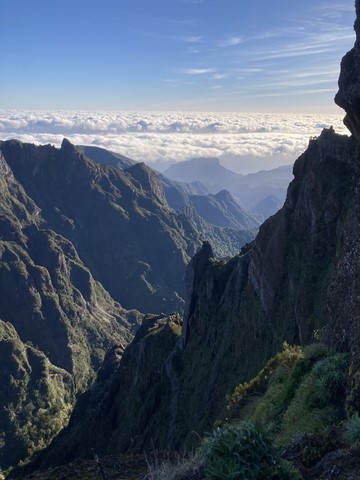 Pico do Arieiro à Pico Ruivo Madère