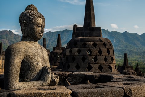 Borobudur Temple Yogyakarta Java Indonésie