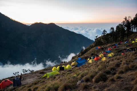 Le campement RIM II Lombok Mount Rinjani