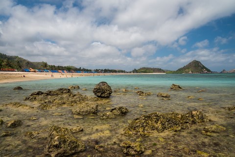 Kuta Lombok Beach Lombok Indonésie