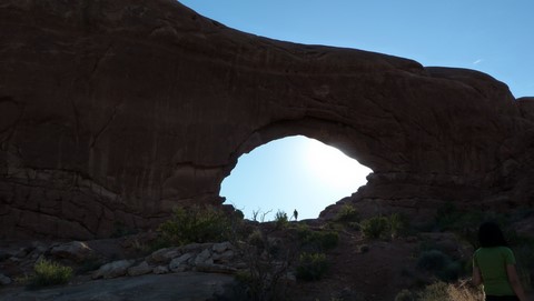 The window Arches national park Etats-Unis