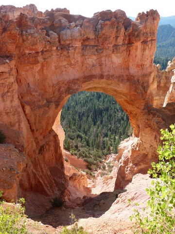 Natural bridge Bryce canyon Etats-Unis