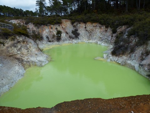 Wai o Tapu Nouvelle-Zélande Devil's lake