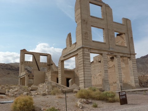 Rhyolite ghost town Etats-Unis