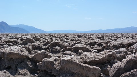 Devil's Golf course Death valley Etats-Unis