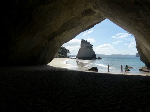 Cathédral coves Nouvelle-Zélande