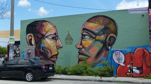 Wynwood wall Miami  Floride Etats-Unis