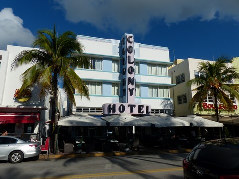 Art deco Miami Beach Floride Etats-Unis