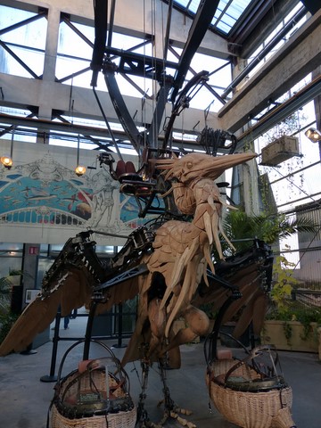 Héron les machines de l'ile Nantes