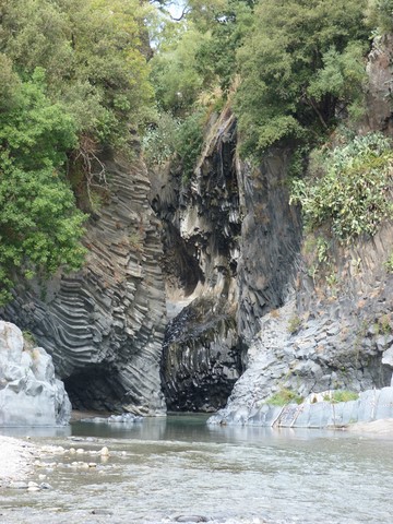 Les gorges de l'Alcantara Sicile
