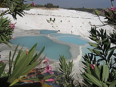Pamukkale Chateau de coton Turquie