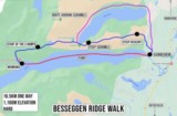Bessegen Ridge Map