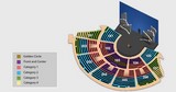 Plan salle La nouba cirque du soleil Downtown Disney Orlando Floride Etats-Unis