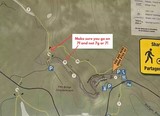 Maligne canyon loop Map