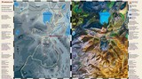 Landmannalaugar Trail map Islande Iceland