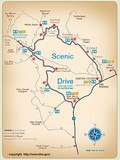 Carte Red Rock canyon Etats-Unis