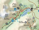 Lake Louise Map