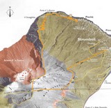 Carte Stromboli Iles éoliennes Sicile