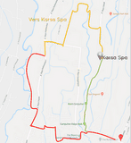 Ubud rando Vers Karsa Spa map