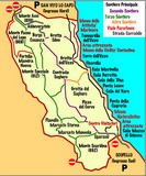 Carte Réserve du Zingaro Sicile