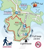 Wild Pacific trail Ucluelet Map